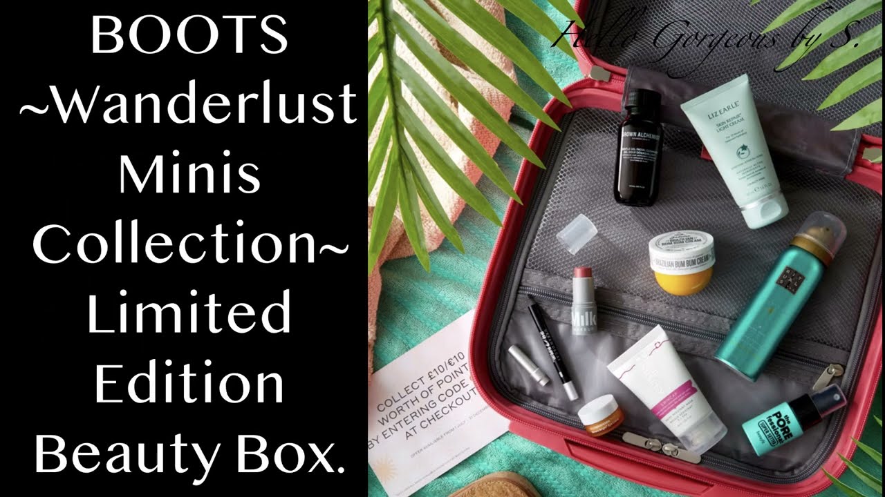 BOOTS ~Wanderlust Minis Collection~  Beauty Box JULY 2024. FULL-REVEAL.