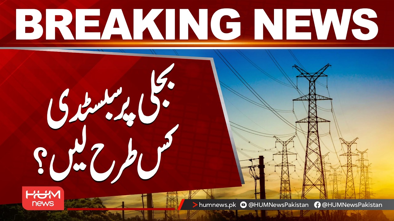 How to Get an Electricity Subsidy? Important Details for Consumers | Hum News | Pakistan