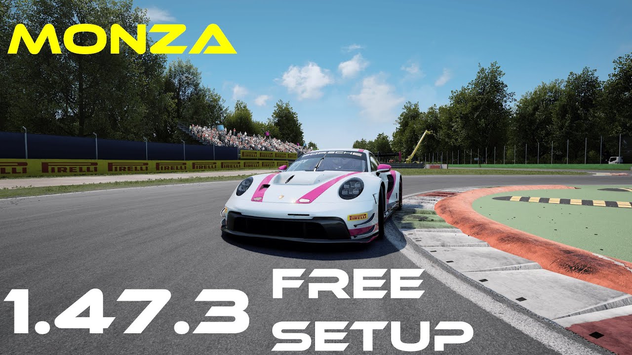 ACC - PORSCHE 992 GT3 R - HOTLAP MONZA - 1.47.3 + FREE SETUP