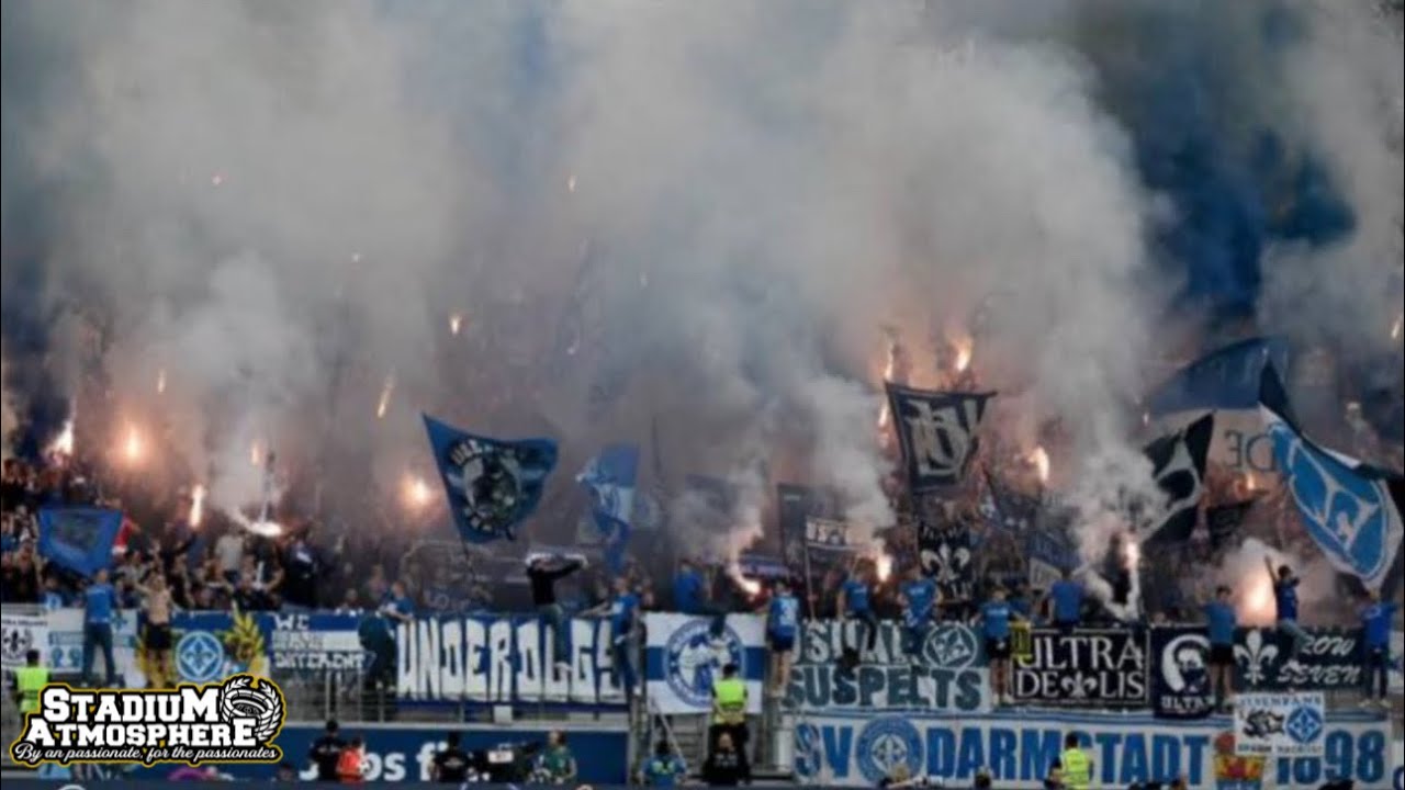 SV Darmstadt 98 auswärts im Frankfurt im Hessen-Derby.
