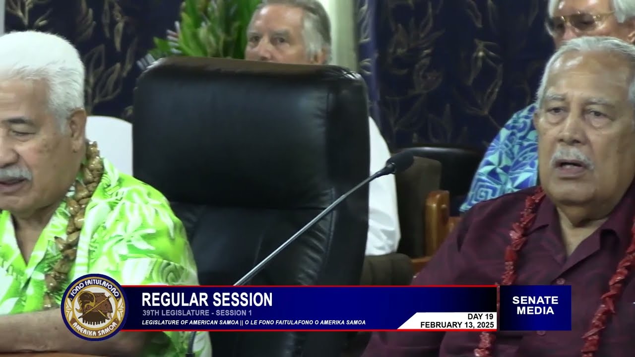 Senate Regular Session, Day 19.  February 13, 2025.