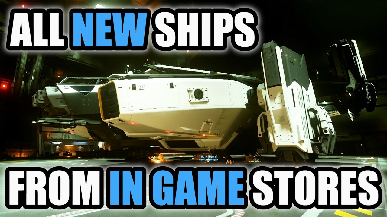 ALL NEW SHIPS FROM IN GAME STORES - Star Citizen 4.4 PTU