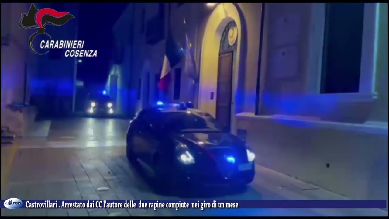 Castrovillari Arrestato dai CC l'autore delle due rapine compiute nel giro di un mese 26 gennaio 202