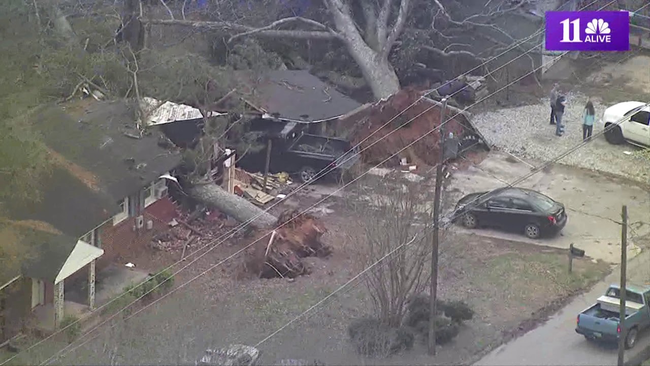 Raw: Haralson County storm damage