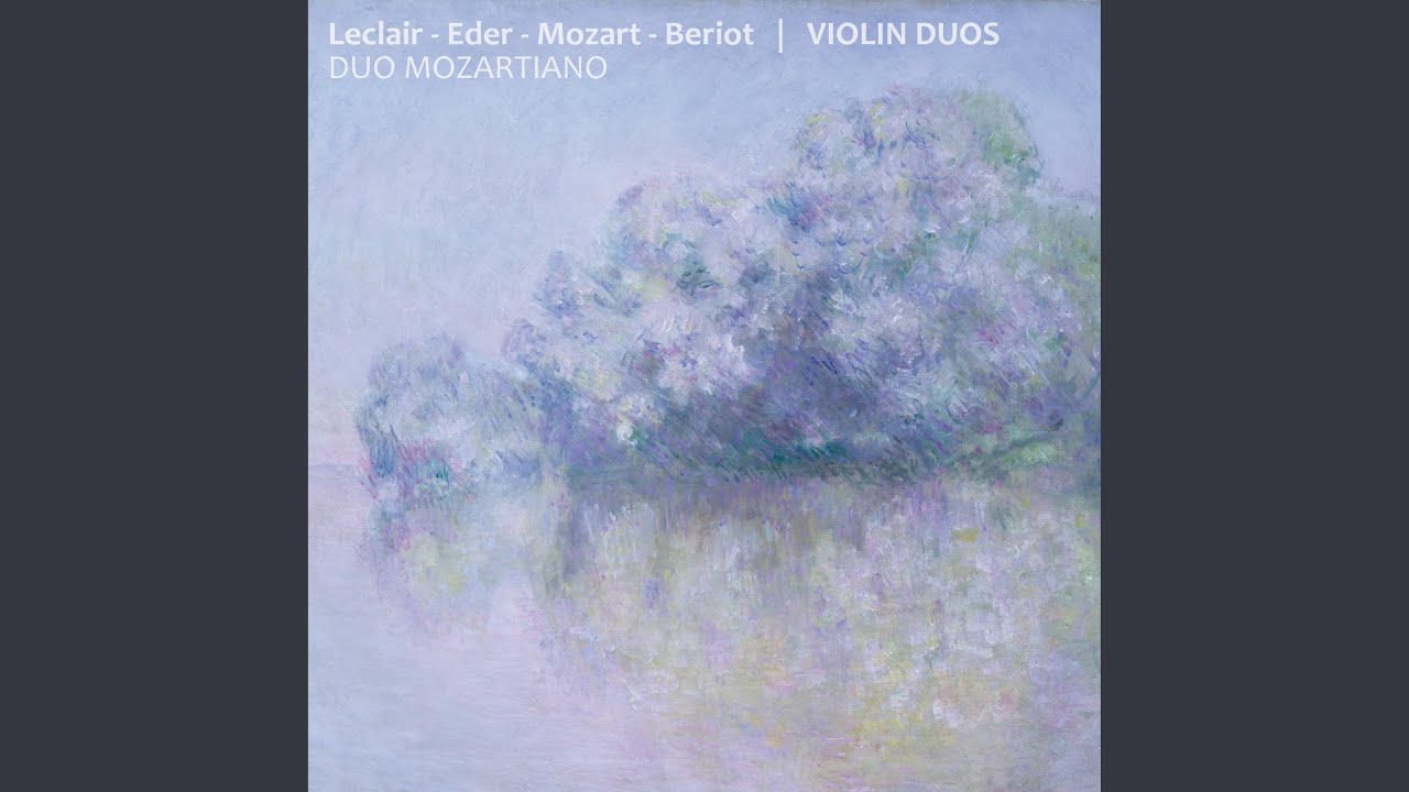 Wolfgang Amadeus Mozart: Zwölf Duos für zwei Violinen KV Anh. 152 Heft 1 Nr 1: II. Andante...
