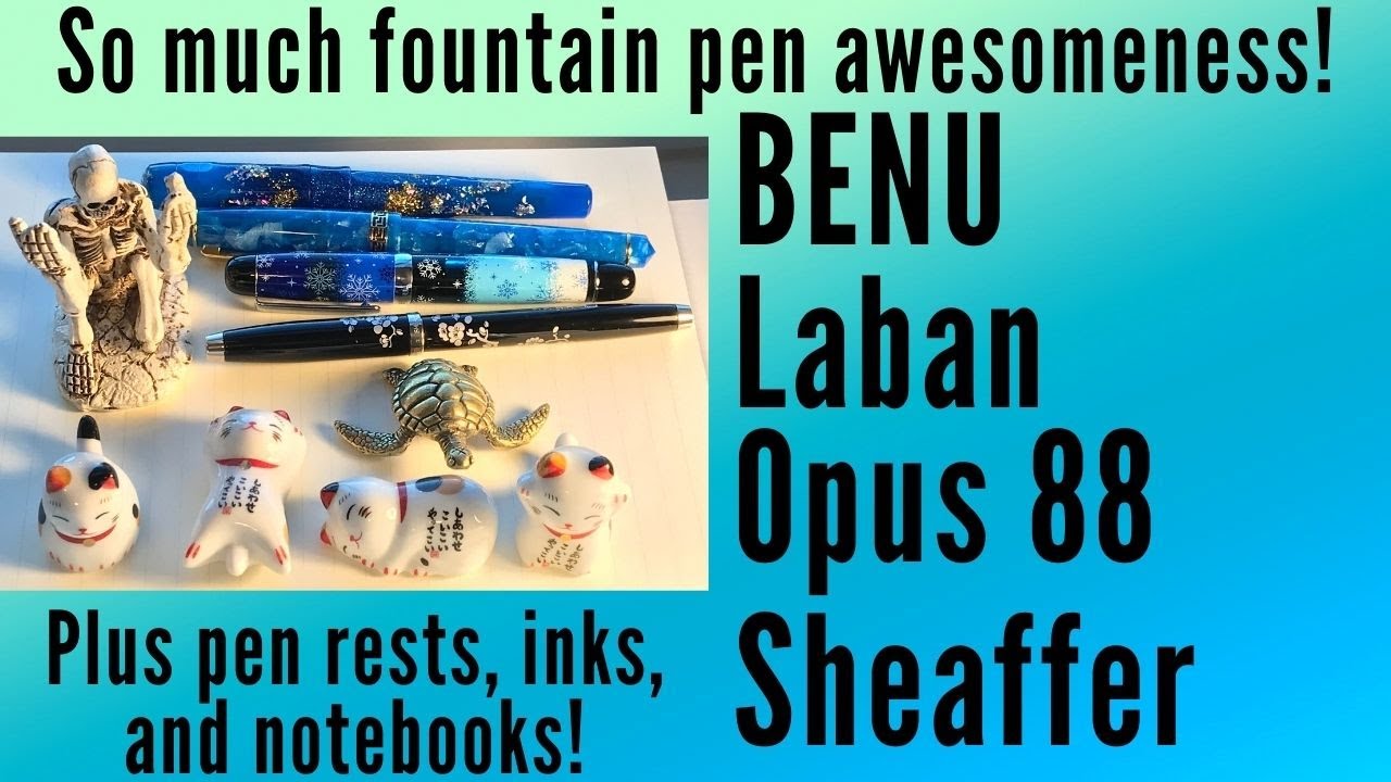 What's cheering me up right now (Black Friday & Cyber Monday fountain pens, pen rests, & more!)