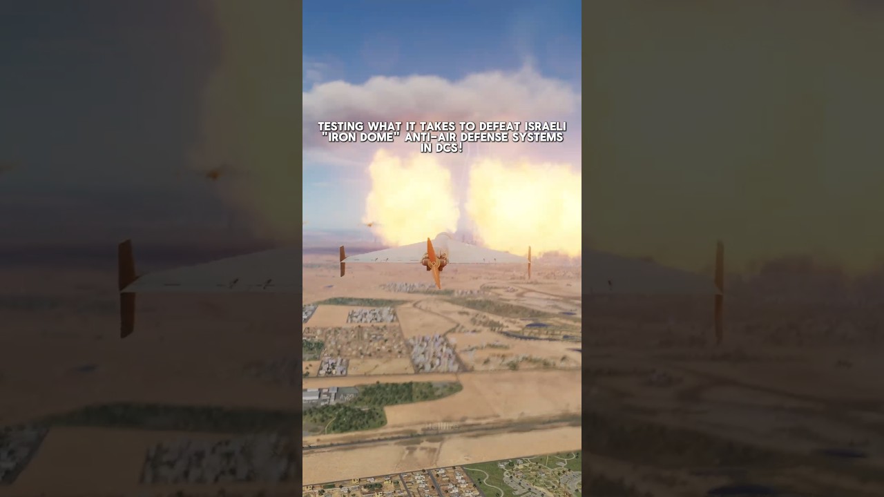 Что нужно, чтобы победить систему ПВО &laquo;Железный купол&raquo;?🚀 #dcsworld #dcs