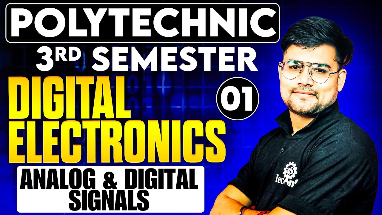 Digital Electronics (Analog & digital signals) | Polytechnic 3rd semester | #astechnic #polytechnic