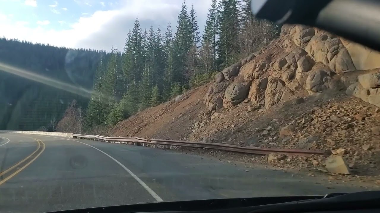 driving Coldwater Lake, WA to Toutle, WA