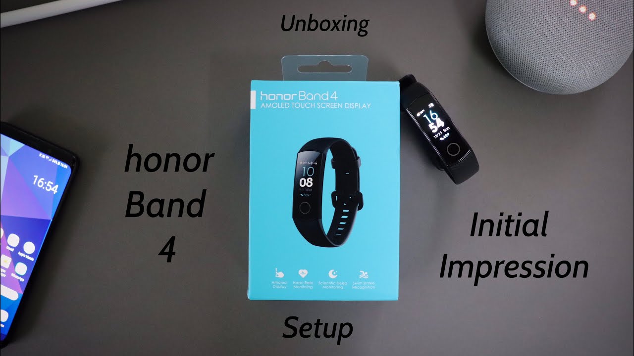 Honor band 4 unboxing, setup and initial impression!!(Black variant)