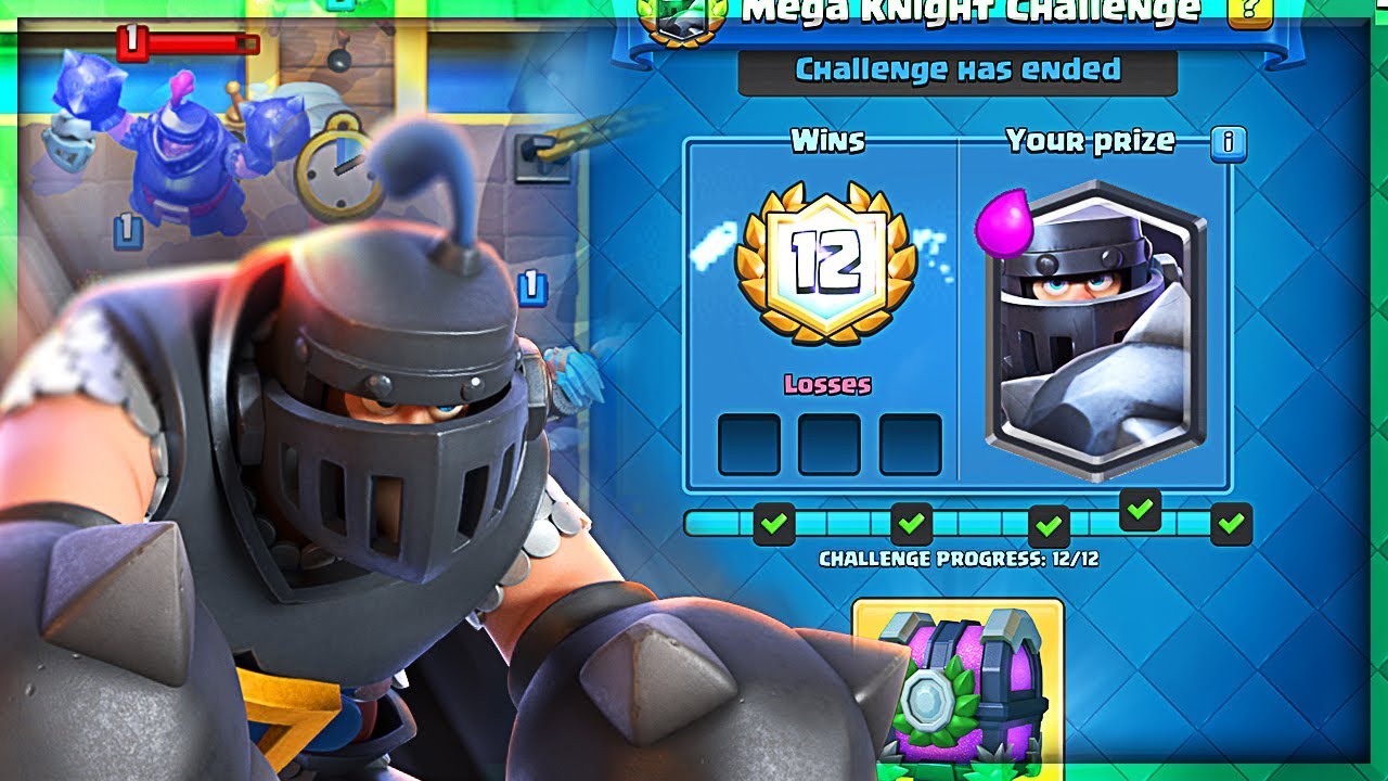 MEGA KNIGHT IN GAME!!! • Mega Knight Challenge Decks  |  Clash Royale