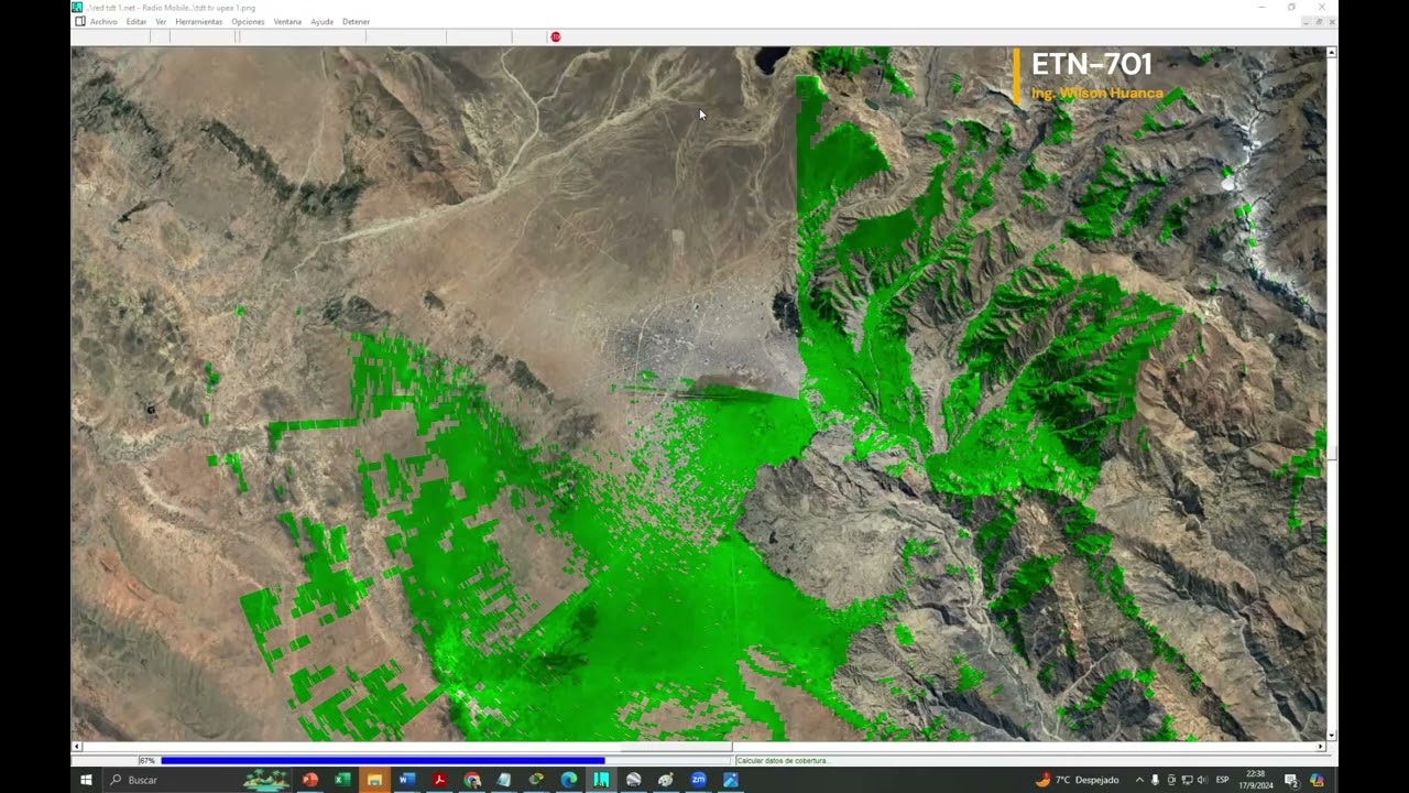 DISEÑO DE COBERTURA CON RADIOMOBILE Y GOOGLE EARTH