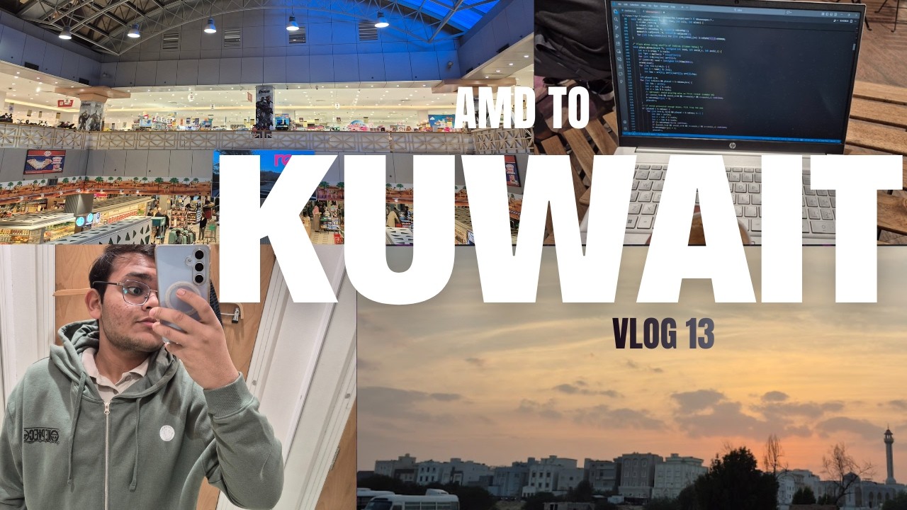 International Travel Vlog 13 | Ahmedabad to Kuwait Journey