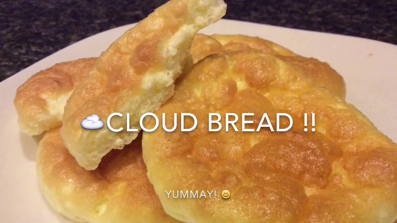 #кето ОБЛАЧНЫЙ ХЛЕБ всего 3 ингредиента! ☁️☁️☁️