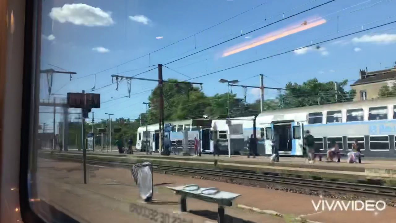 [TIMELAPS] Timelaps entre Melun et Le Plessis Chenet en Regio2N sur le RER D