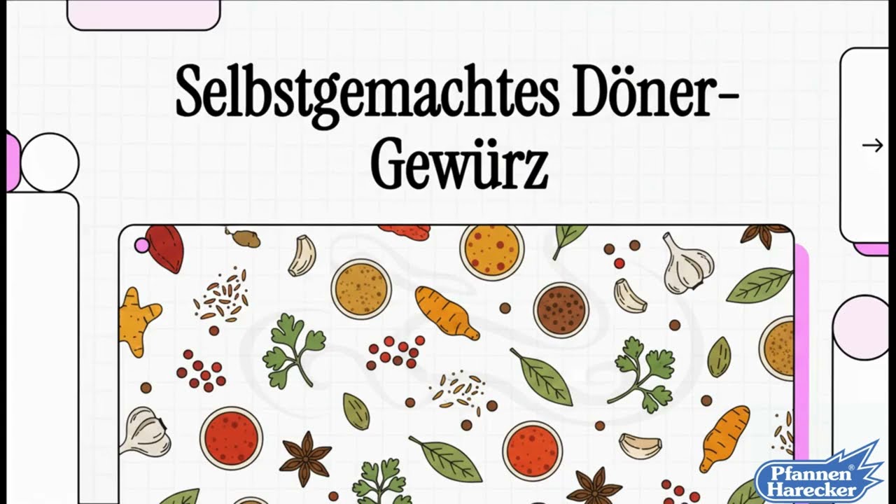 Döner Gewürz selber machen – Das Geheimnis für authentischen Kebab-Geschmack! | Pfannen Harecker