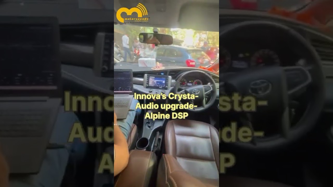 Audio Upgrade Innova&rsquo;s Crysta, DSP ALPINE at Motorsounds #caraudio #dsp