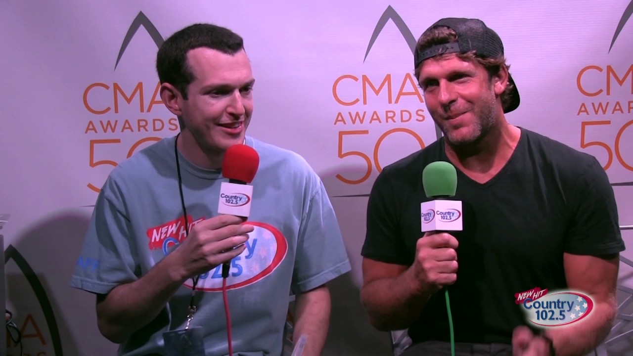 The 50th Annual CMA Awards Broadcast: Billy Currington Interview