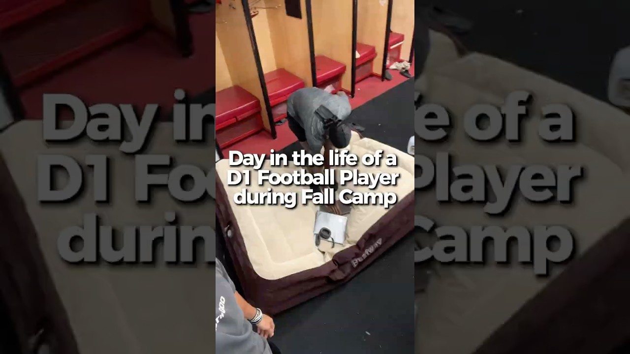 The most INSANE schedule🏈 #collegefootball #fallcamp #football #d1 #footballplayer
