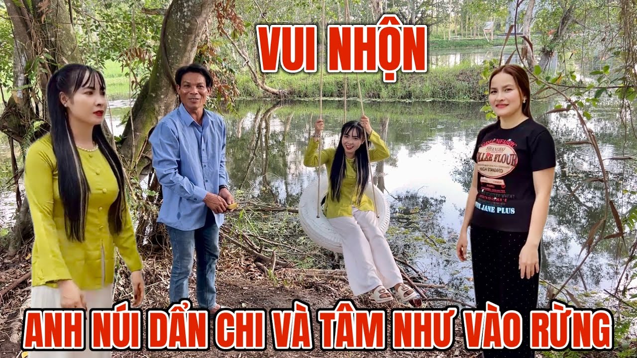 Bất ngờ khi anh núi dẩn tâm như và em chi vào rừng chơi với khỉ TÀI TV