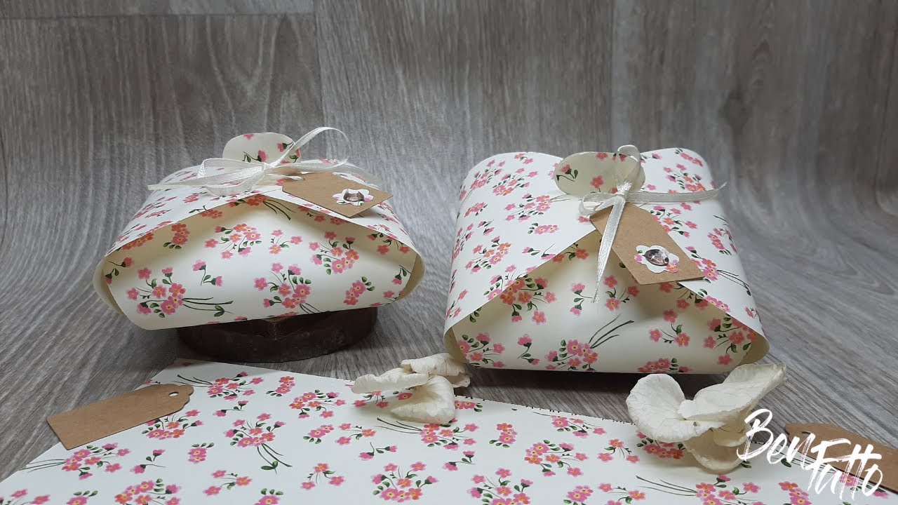 Diy floral paper packaging