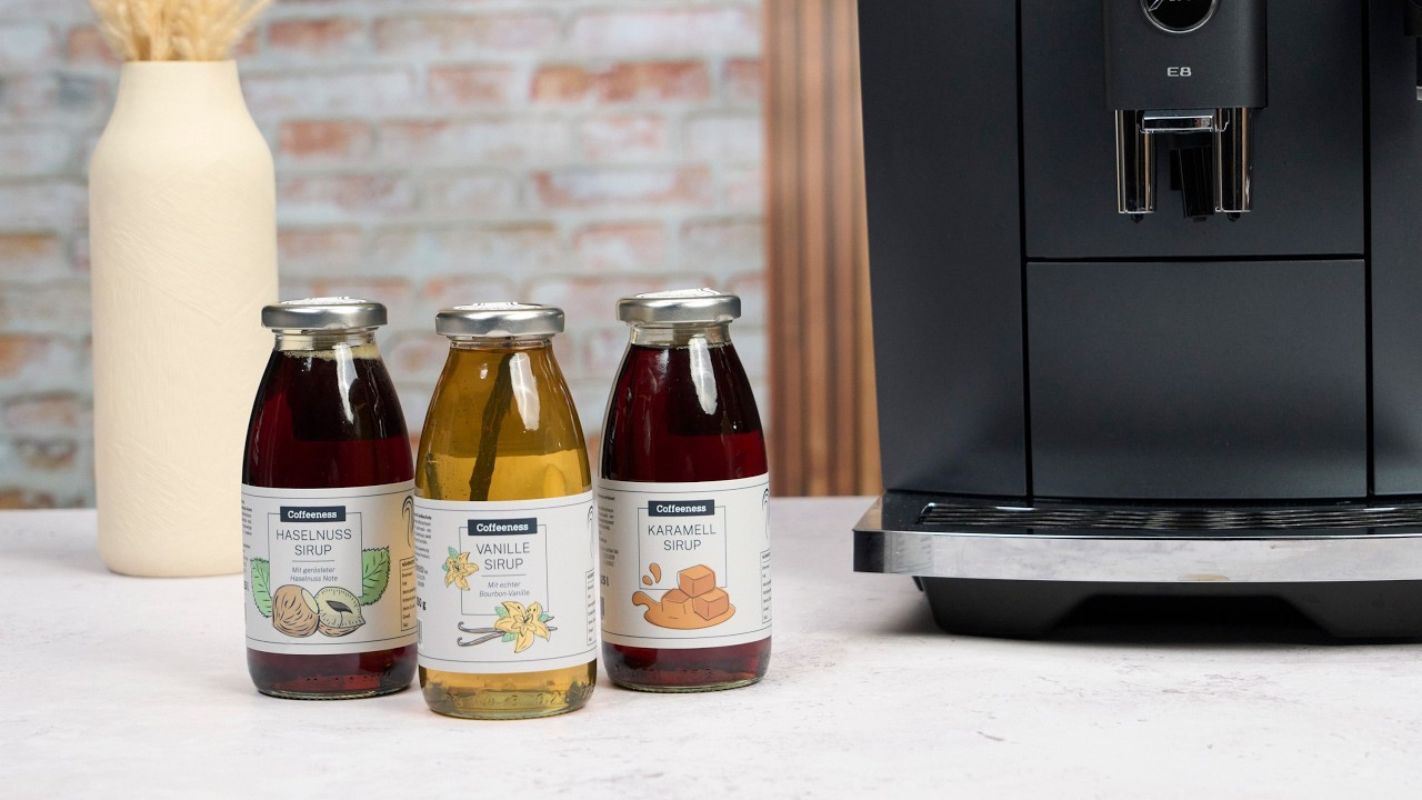 Kaffeevollautomat + Sirups = „Wow“–Moment