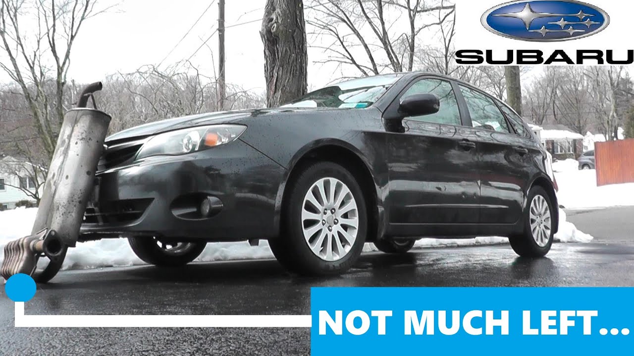 The Exhaust On My Subaru FELL Off | Subaru Cat-back Exhaust Replacement