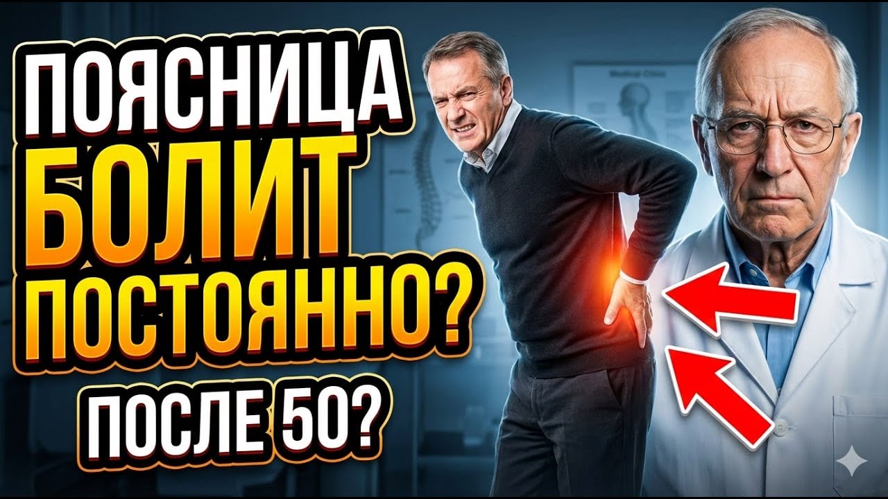 БОЛЬ В ПОЯСНИЦЕ ПОСЛЕ 50: 6 УПРАЖНЕНИЙ, КОТОРЫЕ РЕАЛЬНО РАБОТАЮТ