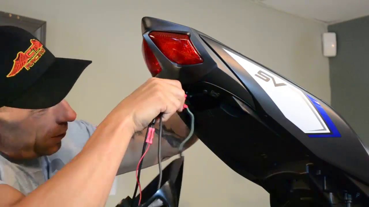 Suzuki SV650 Fender Eliminator Install