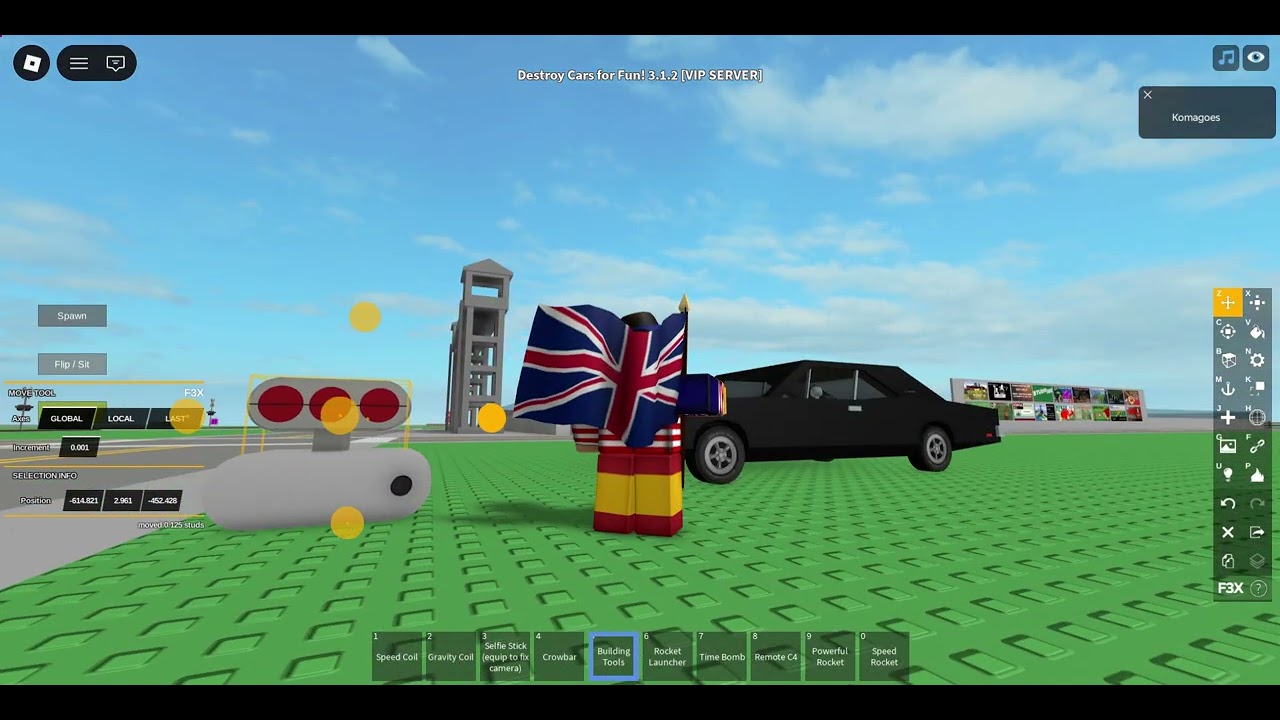 how to make dominic toretto dodge charger in destroy cars for fun