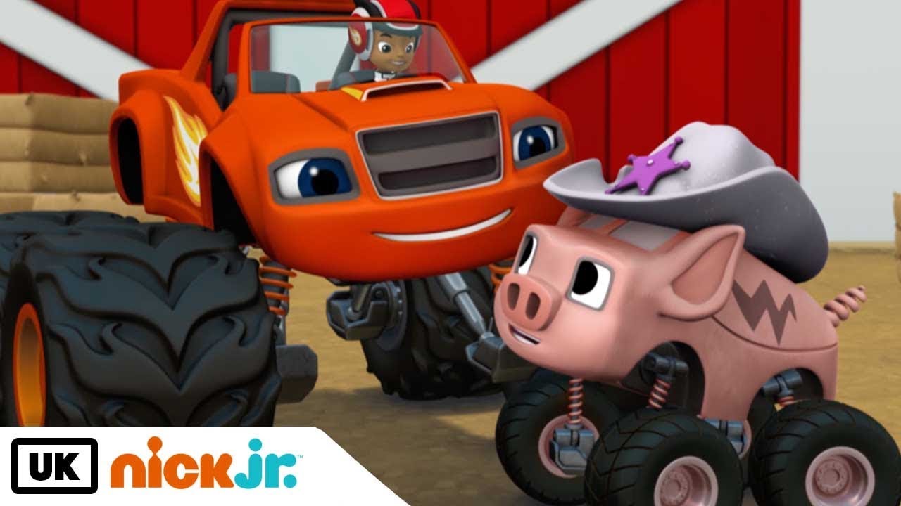 Blaze and the Monster Machines | Piggy 500 | Nick Jr. UK