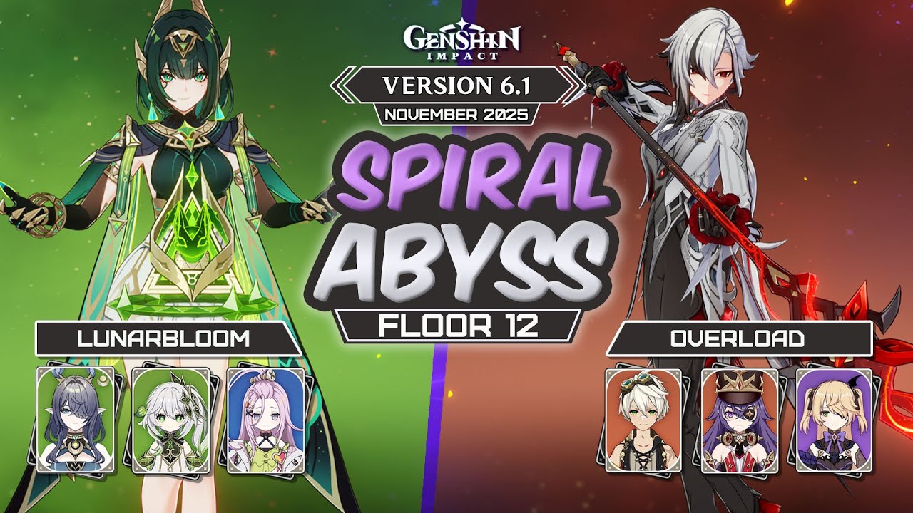 V6.1 Spiral Abyss Floor 12 Run ft. C0 Nefer & C0 Arlecchino