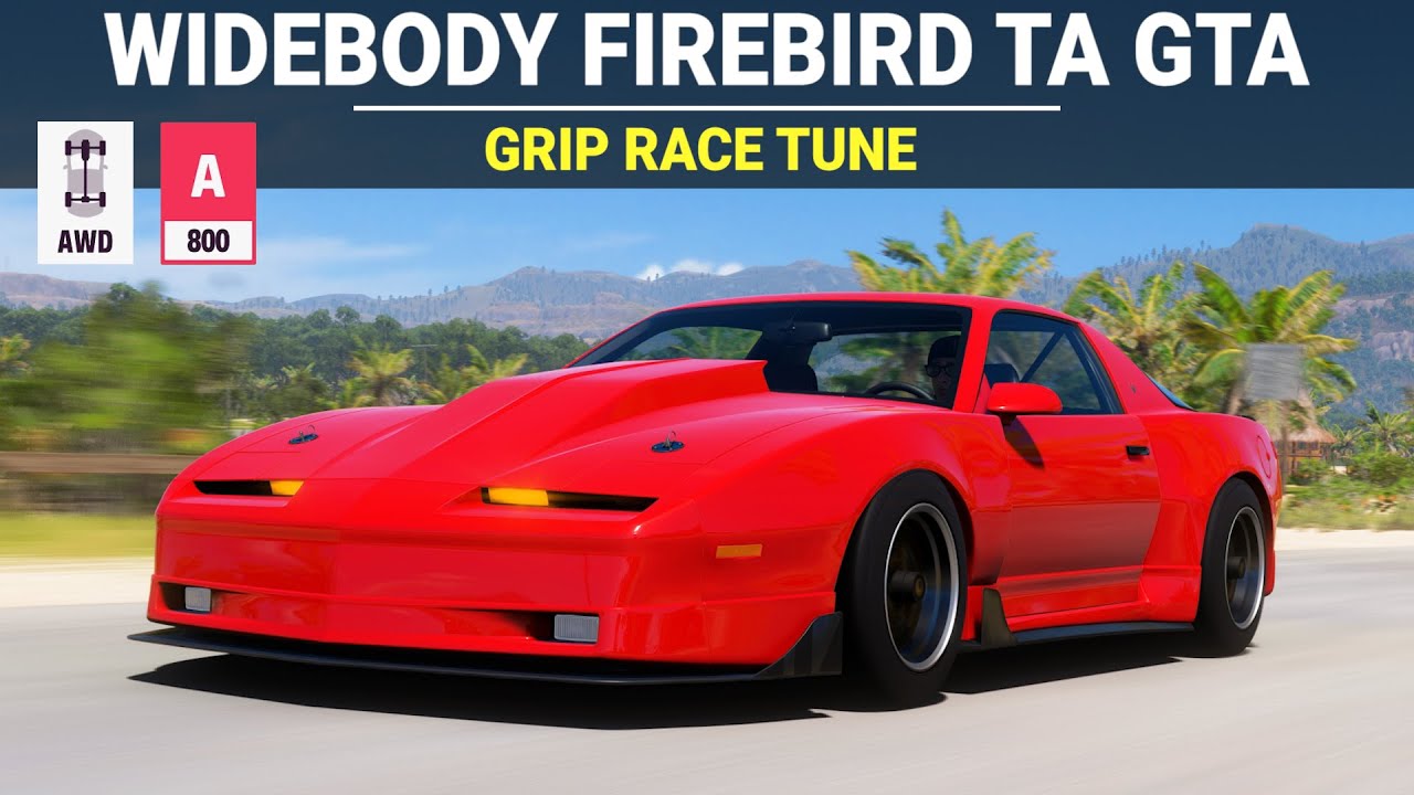 Forza Horizon 5 - 1987 Pontiac Firebird Trans Am GTA, FH5 Grip Race Build, Tune & Customization