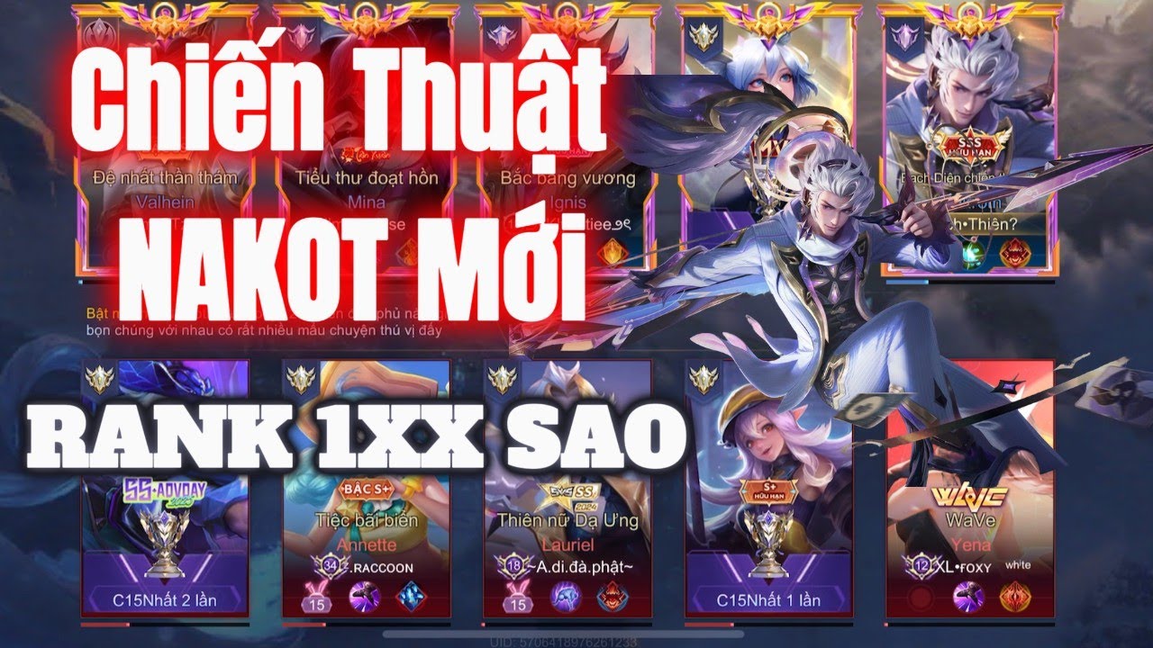Chiến Thuật Mới NAKROTK Cướp Rừng Và Gank Đầu Game Rank 1xx Sao Siêu Hiểu Quả