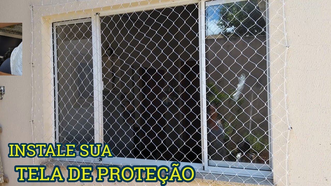 Como instalar a rede de proteção (bem detalhado)