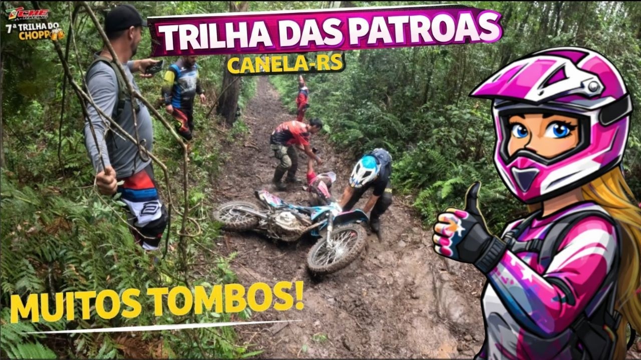 7ª Trilha do Chopp 🍺 + 2ª Trilha das Patroas 💪 | Canela – RS | Lama, emoção e desafio!
