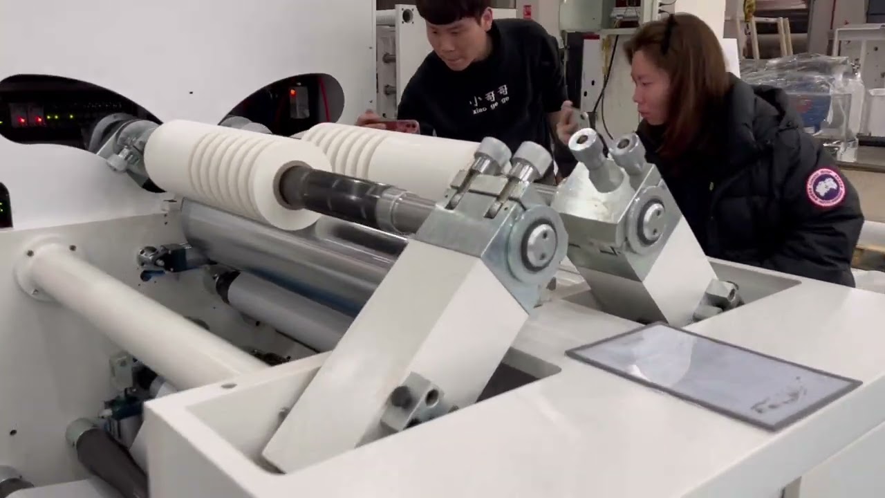 single side 25g silicon paper narrow width surface winding slitting machine