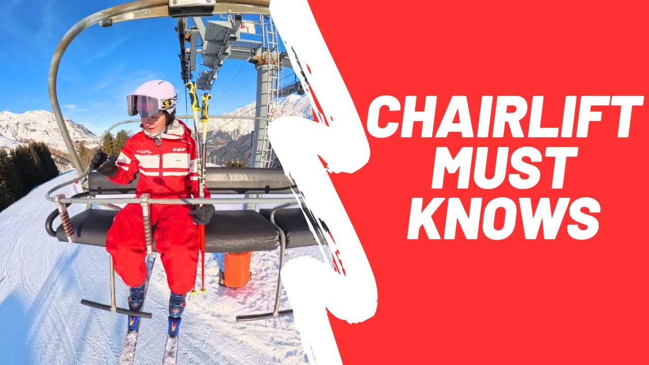 How to take the chairlift skiing