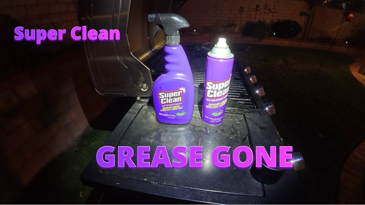 Super Clean Degreaser vs Our Greasy BBQ