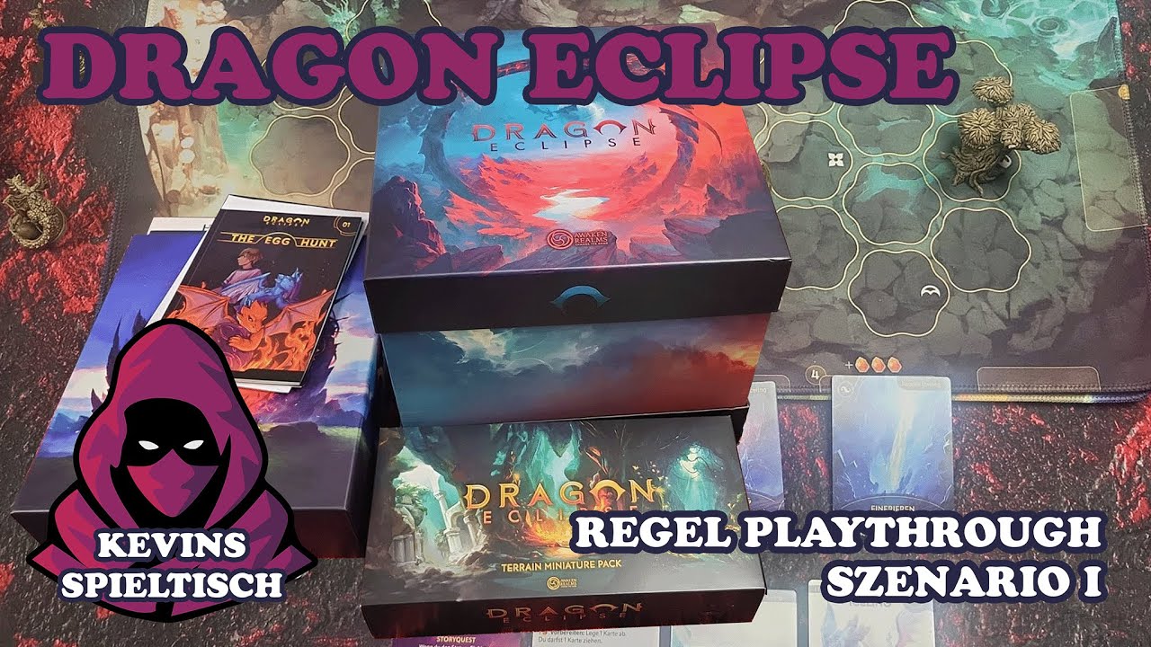 Dragon Eclipse Szenario I | endlich in 4K | erklärt & gespielt🔥| Deutsch | Regeln & Gameplay