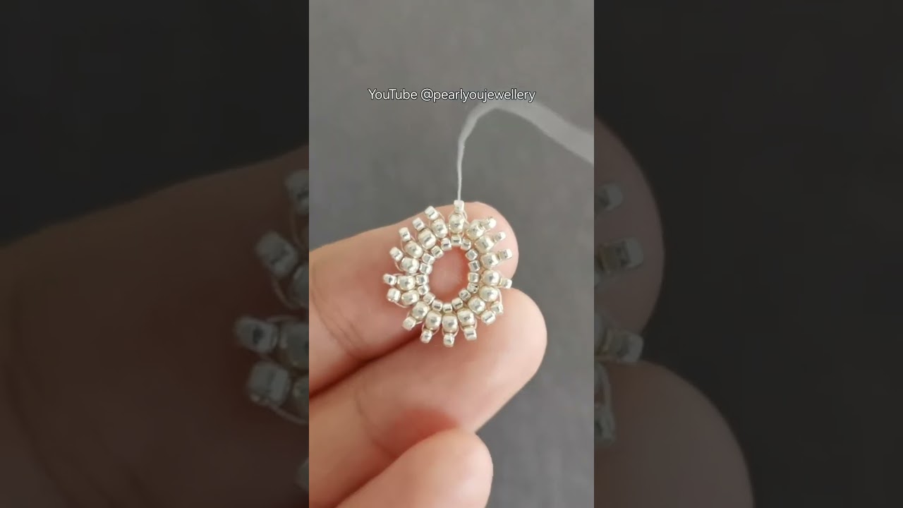 How to Bead Small Gemstones Beaded Pearl Necklace #pearljewelry #necklace #beadednecklacestutorials