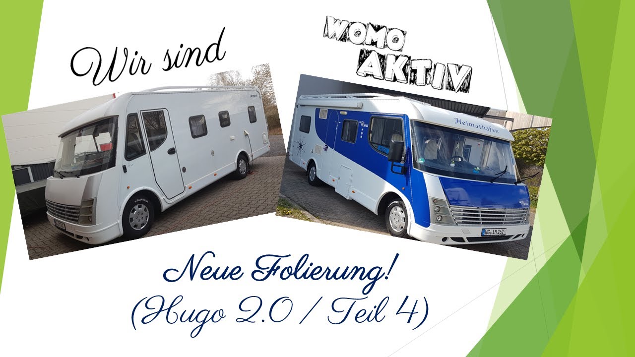 Wohnmobil bekommt neue Folierung #camper #campervan #vanlife #wohnmobil #camping #womoaktiv