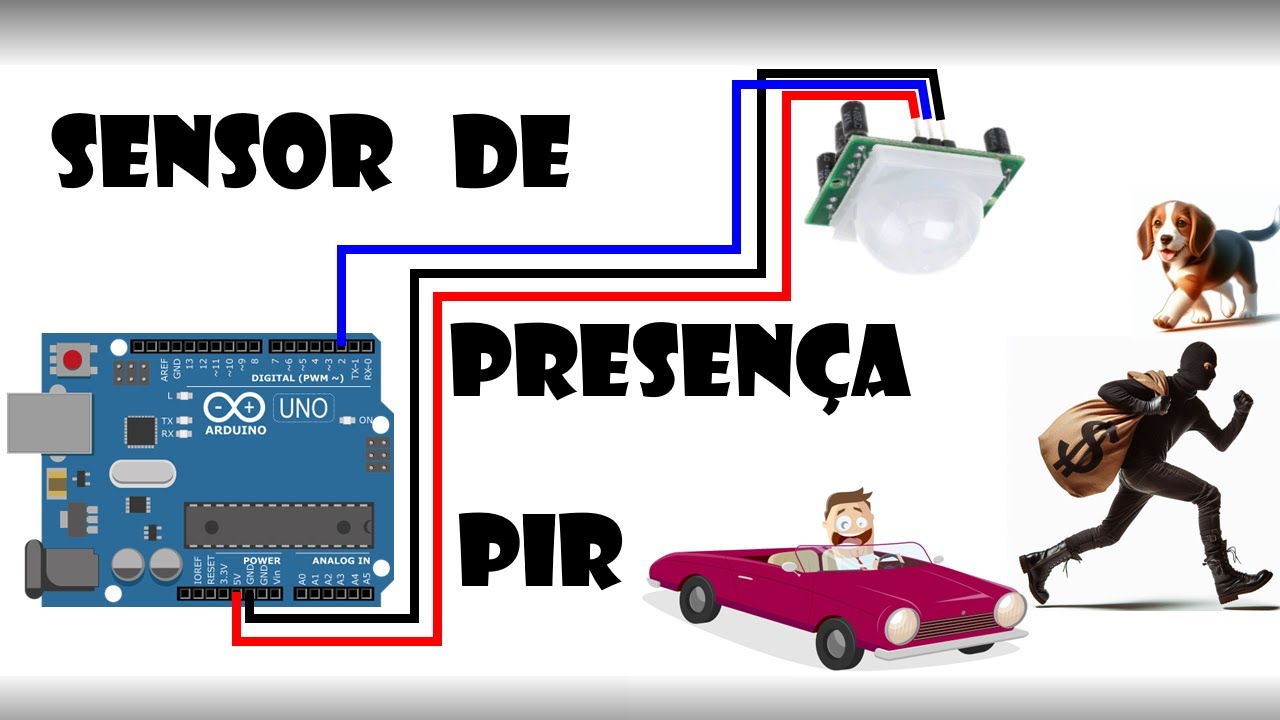 Arduino - Usando o sensor de presen&ccedil;a PIR