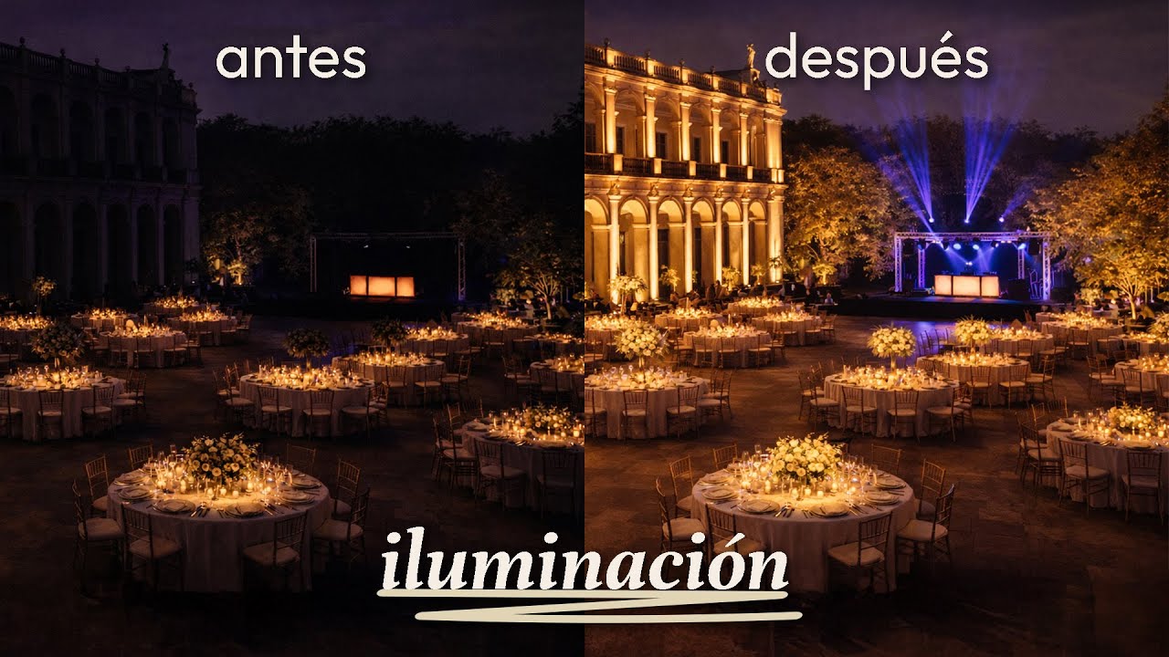 La Iluminaci&oacute;n: el secreto para que tu boda se vea espectacular (Arquitect&oacute;nica, ambiental y pista)