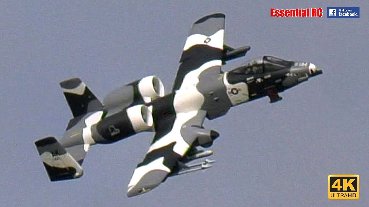 A-10 WARTHOG in RC ACTION FIRING DREADED GAU-8 Gatling GUN/CANNON with Brrrt ! [*UltraHD and 4K*]