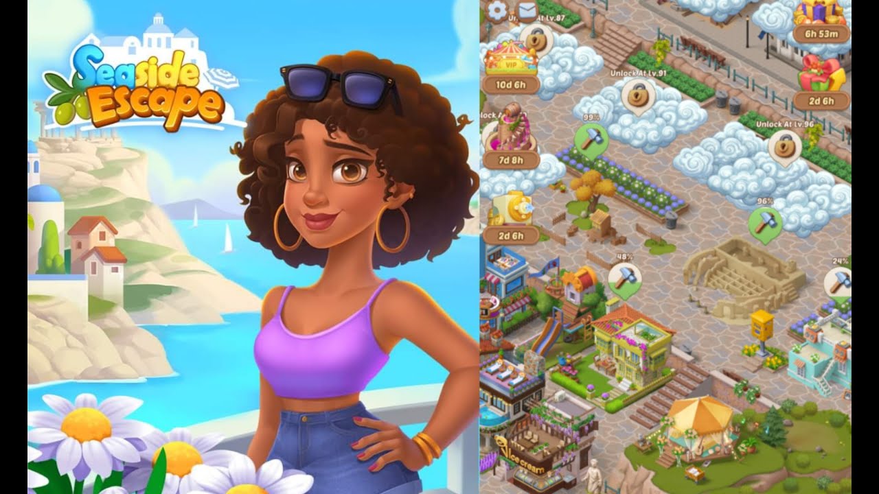 Seaside Escape |  Level 74-75   Part 79  🏝🏖