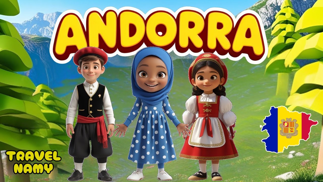 Sing & Learn About Andorra | Fun Song for Kids | Kids Geography Song |  Travel Namy