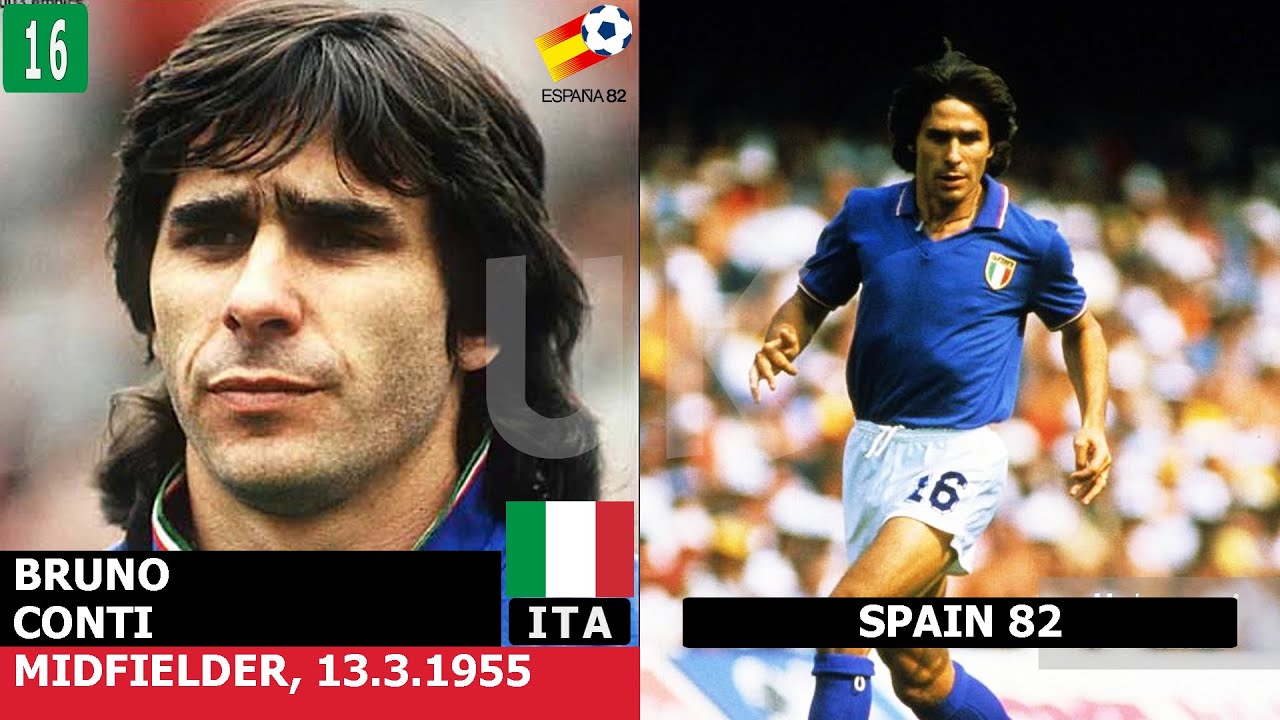 Bruno Conti - Italy Squad Spain 82 RS231