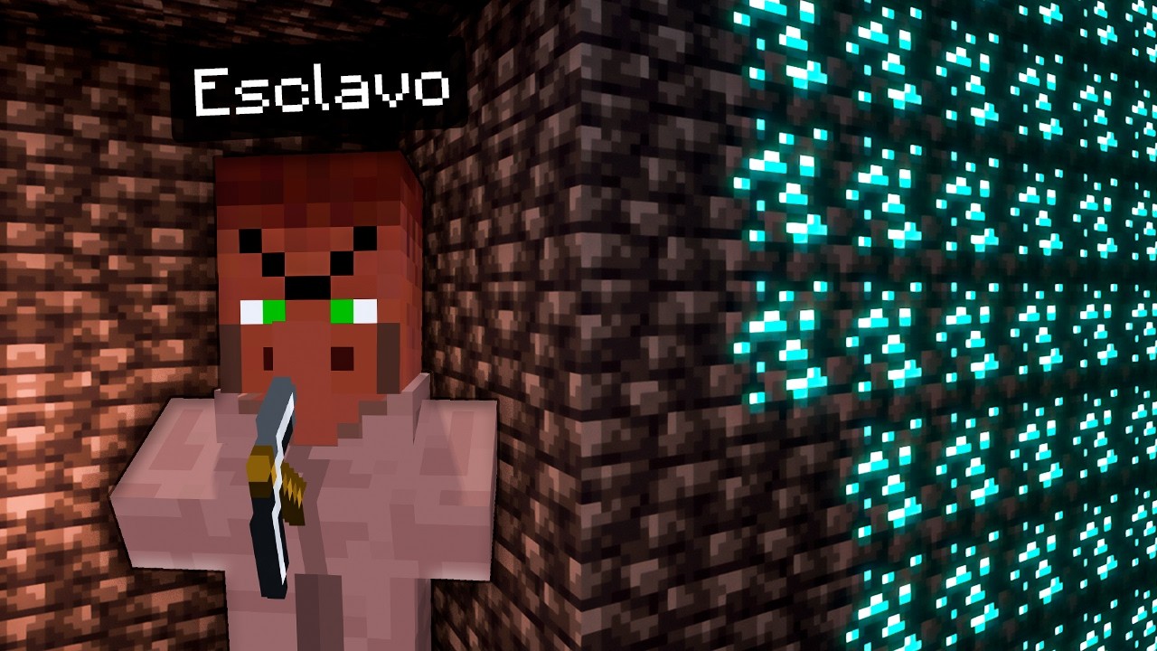 1,000,000 de Aldeanos trabajan como esclavos en Minecraft