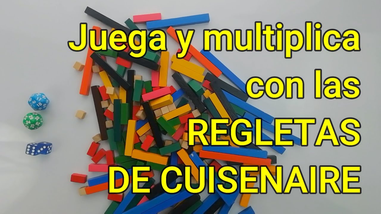 Juega y aprende a multiplicar con REGLETAS CUISENAIRE